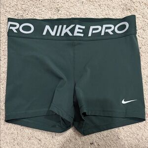Nike Pro Forest Green Training Shorts